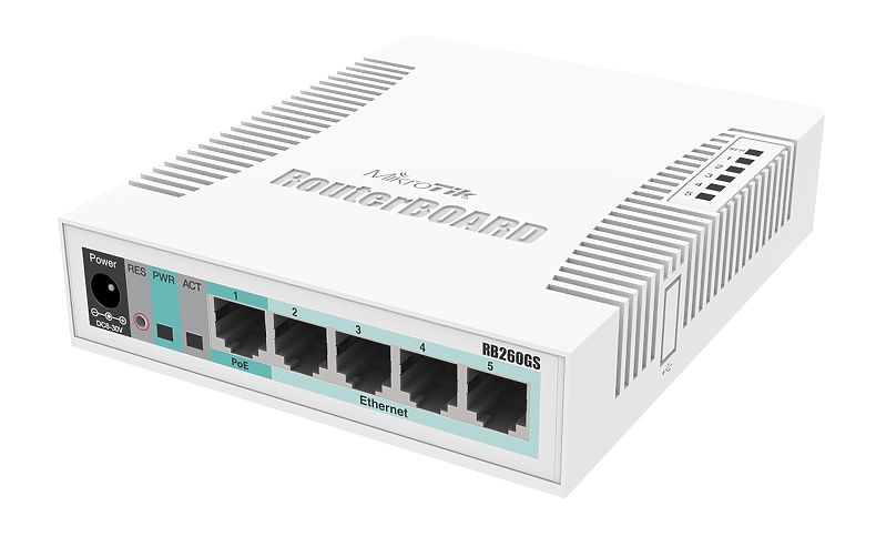 Switch MikroTik CSS106-5G-1S-1