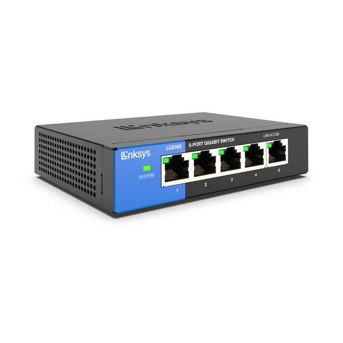 Thiết bị chuyển mạch switch Linksys LGS105 - chính hãng-1