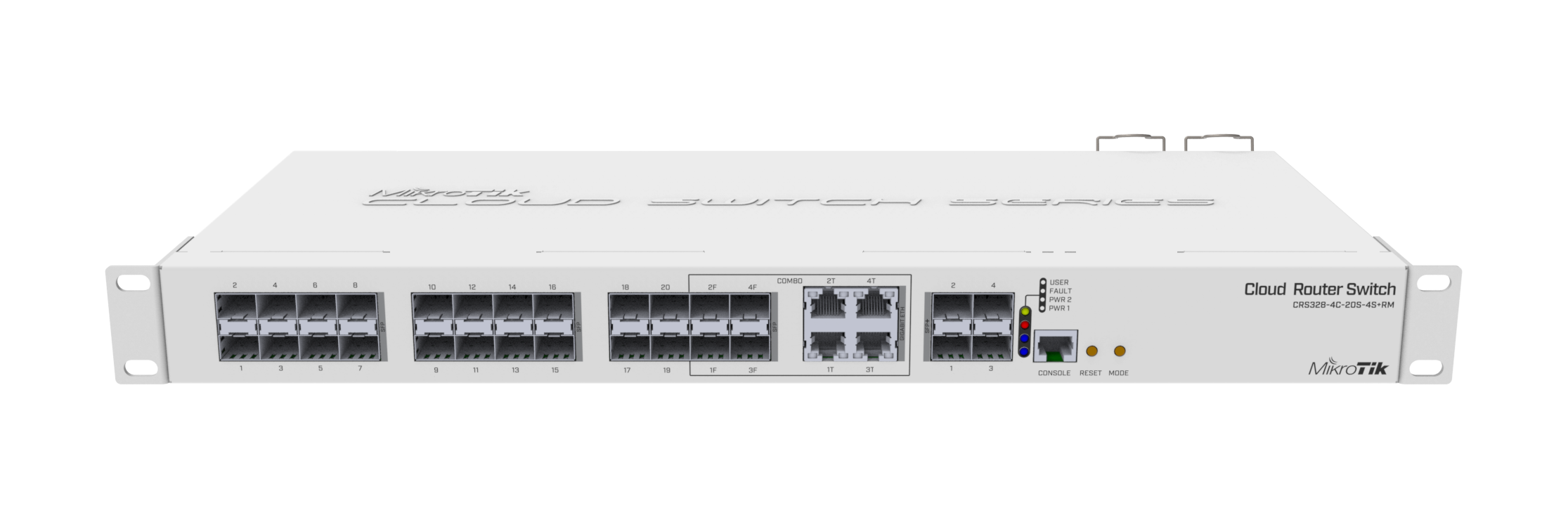 Thiết bị chuyển mạch switch Mikrotik CRS328-4C-20S-4S+RM