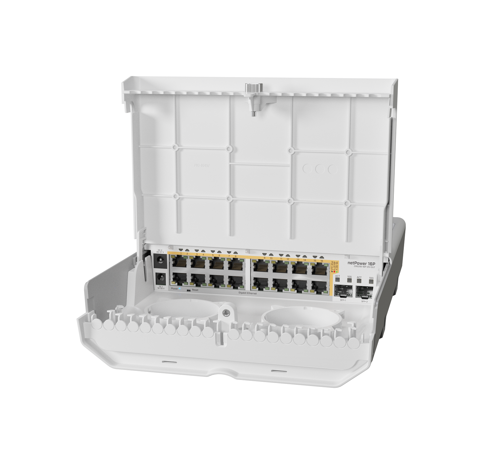 Thiết bị chuyển mạch Switch Mikrotik CRS318-16P-2S+OUT (netPower 16P)-1