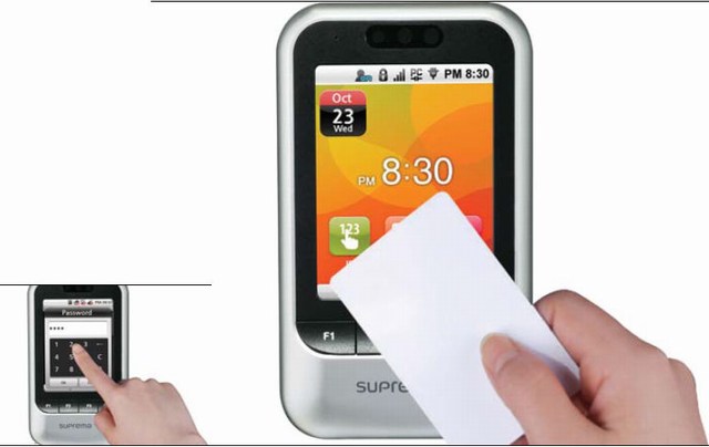 Máy chấm công nhận dạng khuôn mặt và thẻ cảm ứng SUPREMA X-Station XSM-1