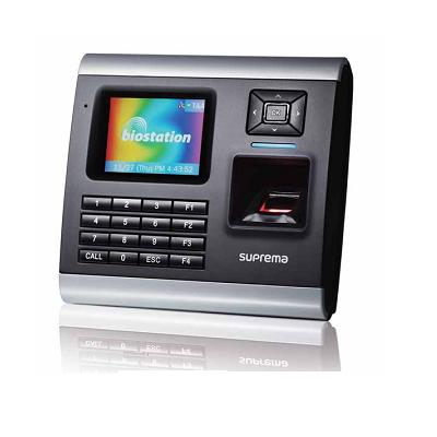 Máy chấm công kiểm soát cửa, vân tay, kết nối Wireless SUPREMA BIOSTATION BSTW-OC-1
