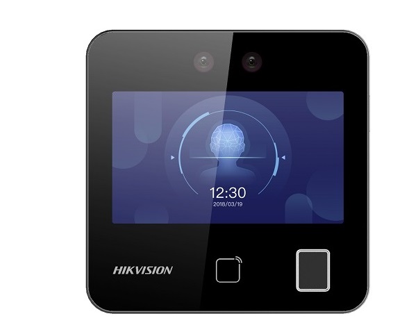 Máy chấm công nhận diện khuôn mặt và vân tay HIKVISION SH-K1T9343MFWX-1