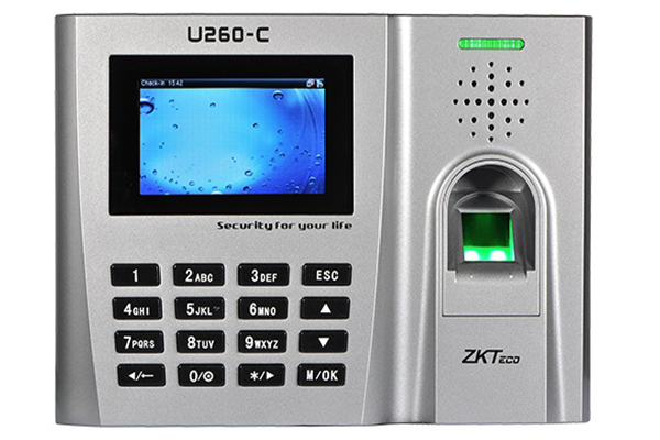 Máy chấm công vân tay và thẻ cảm ứng ZKTeco U260-C-1