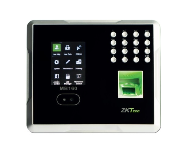 Máy chấm công nhận diện khuôn mặt, vân tay ZKTeco MB160-1