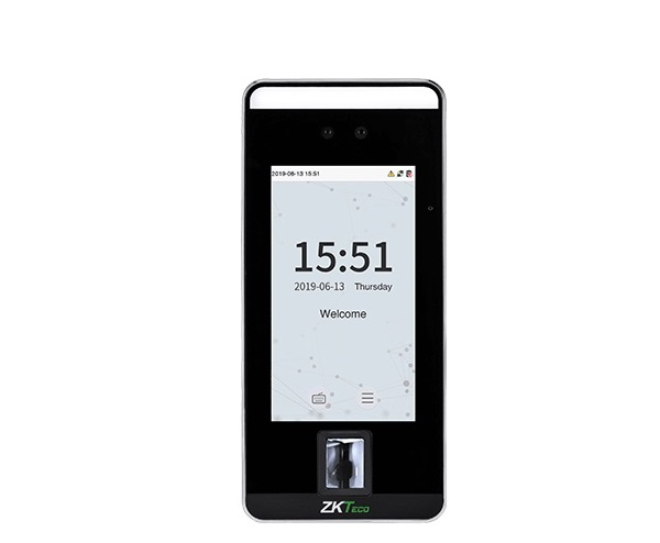 Máy chấm công kiểm soát cửa ra vào nhận dạng khuôn mặt ZKTeco SpeedFace-V5L-1