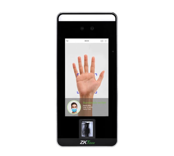 Máy chấm công kiểm soát cửa ra vào nhận dạng khuôn mặt ZKTeco SpeedFace-V5L[P]-1