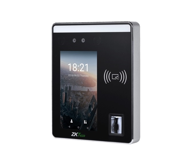 Máy chấm công kiểm soát cửa ra vào nhận dạng khuôn mặt ZKTeco SpeedFace-H5-1