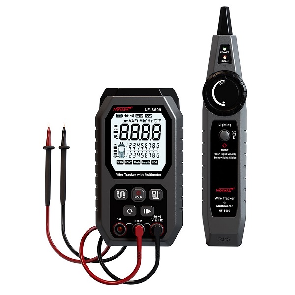 Máy test cáp mạng và đồng hồ vạn năng NOYAFA NF-8509-1