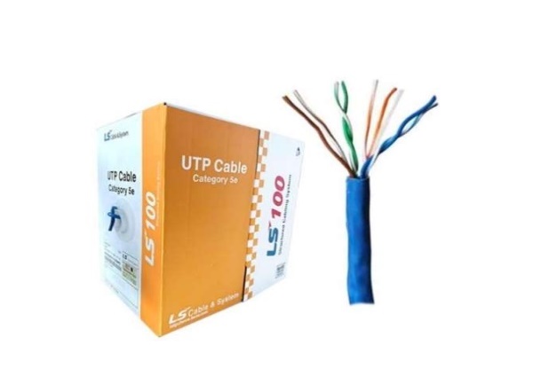 Cáp mạng 4 đôi Cat5E UTP LS UTP-E-C5G-E1VN-10.5X004P/BL-1