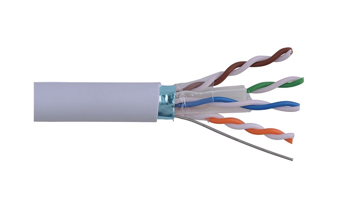 Cáp mạng 4 đôi LS CAT.6 F/UTP copper (FTP-G-C6G-E1VN-M 0.5X4P/GY, PVC, Grey)-1