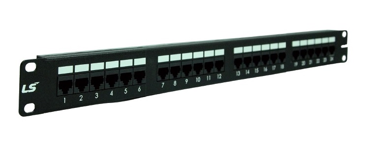 Patch panel 24-port Unshielded LS CAT.5e (LS-PP-UC5E-24P)-1