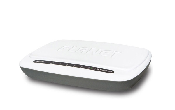 5-Port 10/100Base-TX Fast Ethernet Switch PLANET SW-504-1