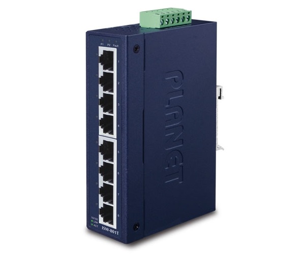 8-Port 10/100TX Fast Ethernet Switch PLANET ISW-801T-1