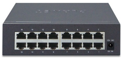 16-port 10/100/100Mbps Switch PLANET GSD-1603-1
