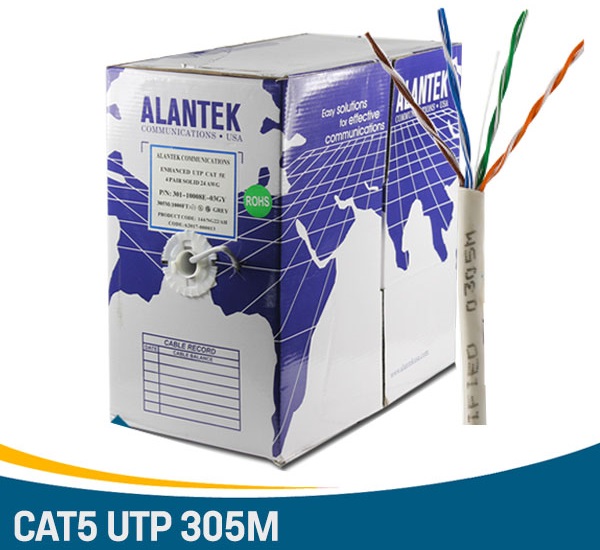 Cáp mạng Alantek Cat5e UTP 4-pair-1