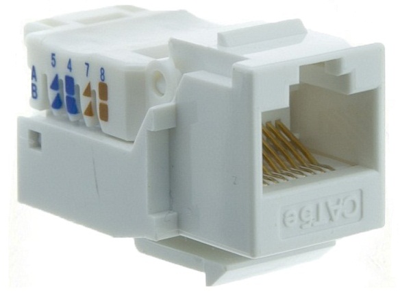 Modular Jack Alantek Cat5e UTP White-1