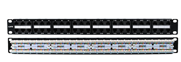 48-Port Patch Panel Alantek 302-201601-48AB-1