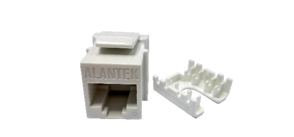Modular Jack Cat6 UTP Alantek 302-2QX618-WHAB-1