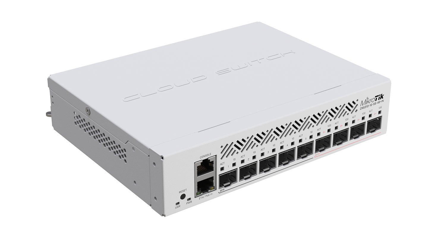 Thiết bị chuyển mạch Switch Mikrotik CRS310-1G-5S-4S+IN-2