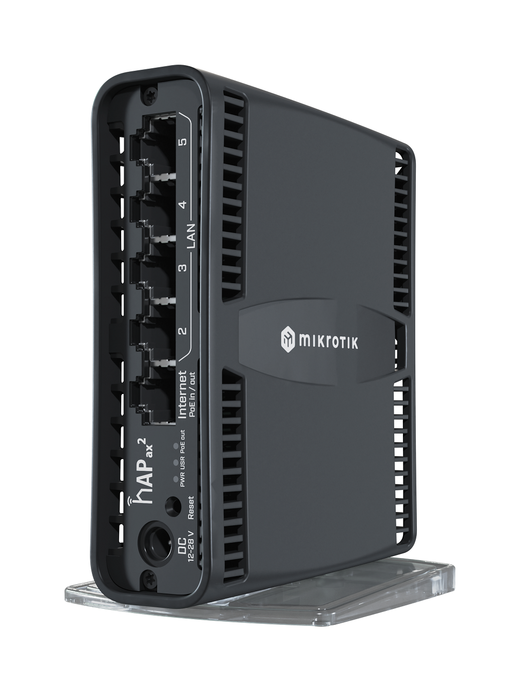 Thiết bị phát sóng wifi chuẩn AX Mikrotik hAP ax² (P/N: C52iG-5HaxD2HaxD-TC)