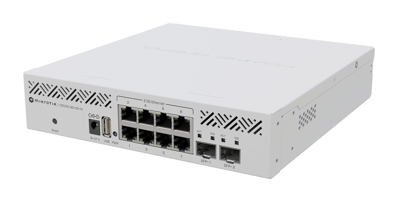 Thiết bị chuyển mạch Mikrotik CRS310-8G+2S+IN-1