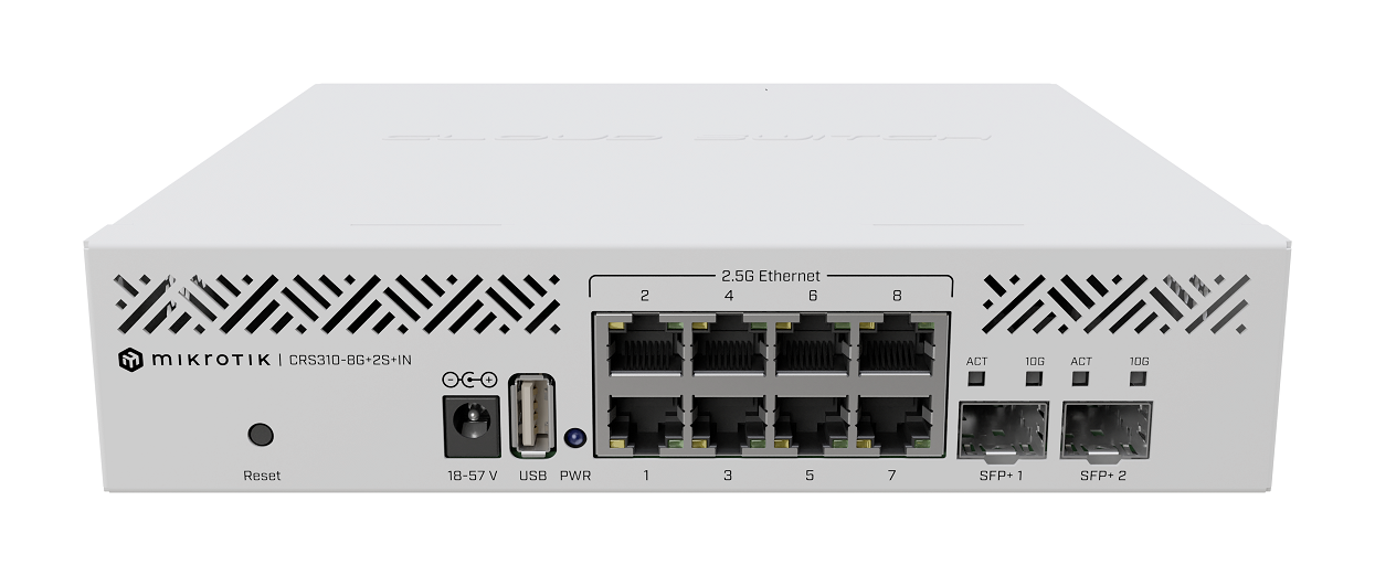 Thiết bị chuyển mạch Mikrotik CRS310-8G+2S+IN