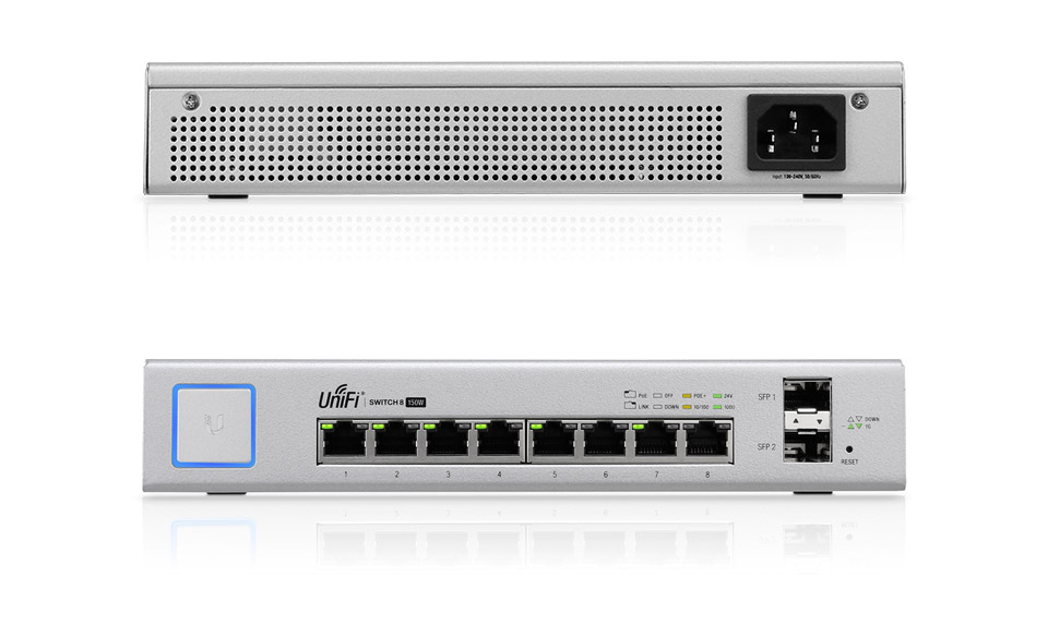 Thiết bị chuyển mạch UniFi Switch US-8-150W