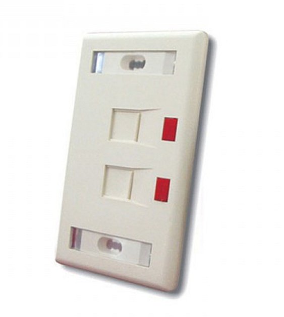 Mặt nạ mạng Faceplate Commscope 2 Port (P/N:272368-2)-1