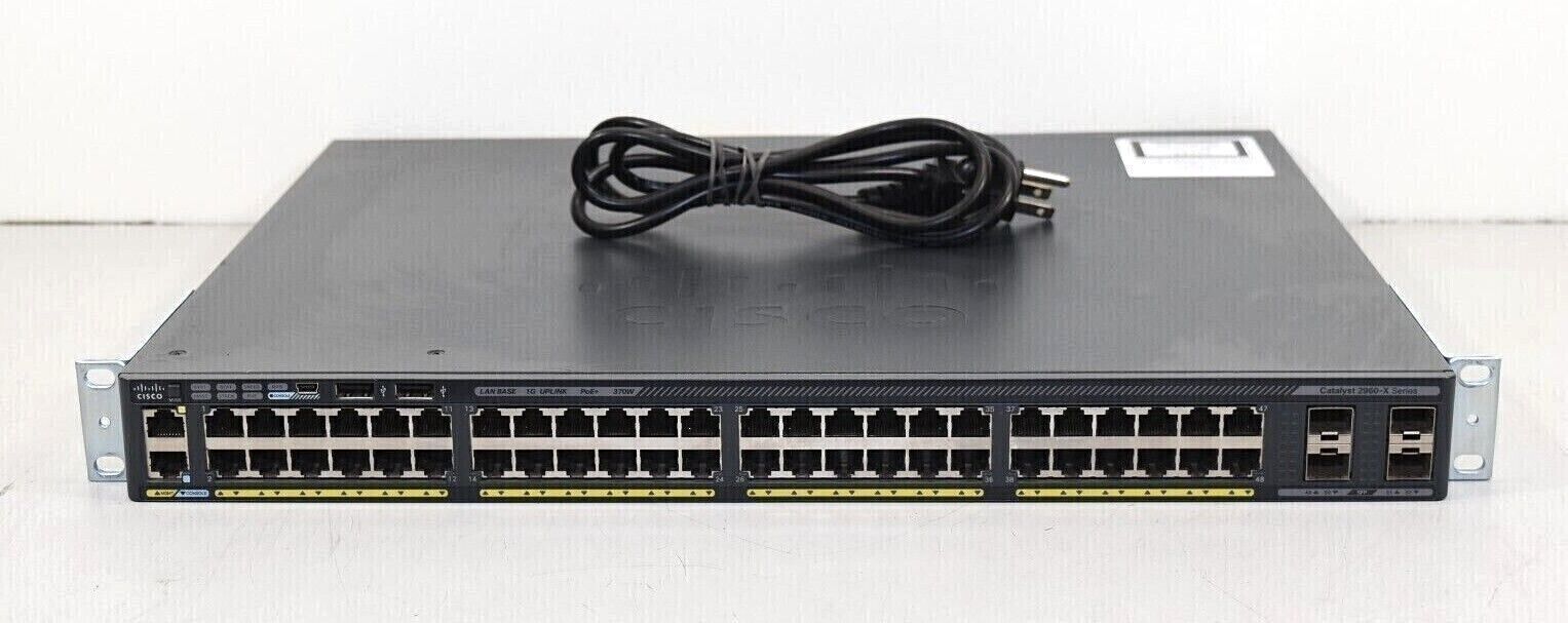 Thiết bị chuyển mạch Cisco Catalyst 2960-X Series WS-C2960X-48LPS-L PoE+ -2