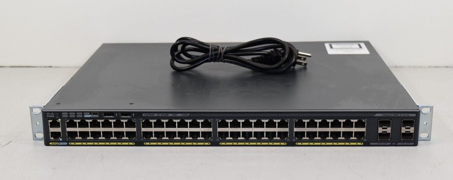 Thiết bị chuyển mạch Cisco Catalyst 2960-X Series WS-C2960X-48LPS-L PoE+ -2