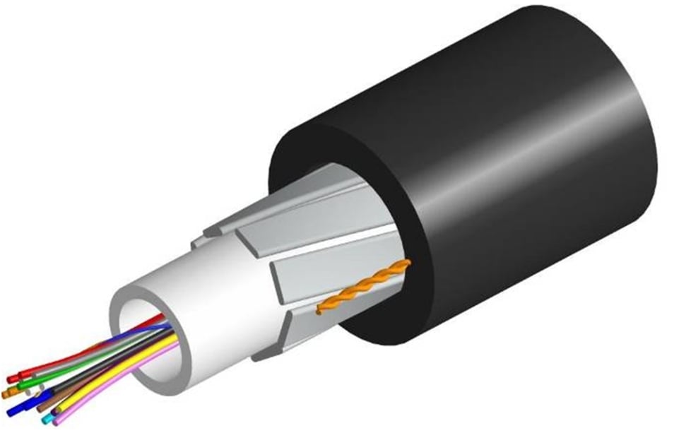 Cáp quang Commscope 4FO Singlemode (P/N: 760252020) ống lỏng-1