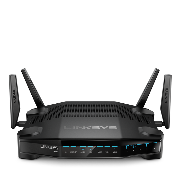 Thiết bị phát sóng wifi Linksys WRT32X AC3200 Dual-Band Wi-Fi Gaming Router with Killer Prioritization Engine WRT32X-1