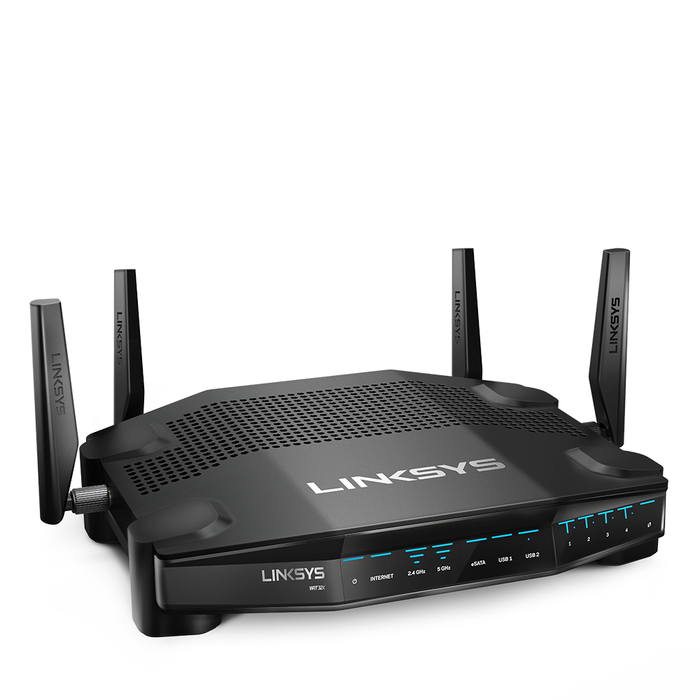 Thiết bị phát sóng wifi Linksys WRT32X AC3200 Dual-Band Wi-Fi Gaming Router with Killer Prioritization Engine WRT32X-1