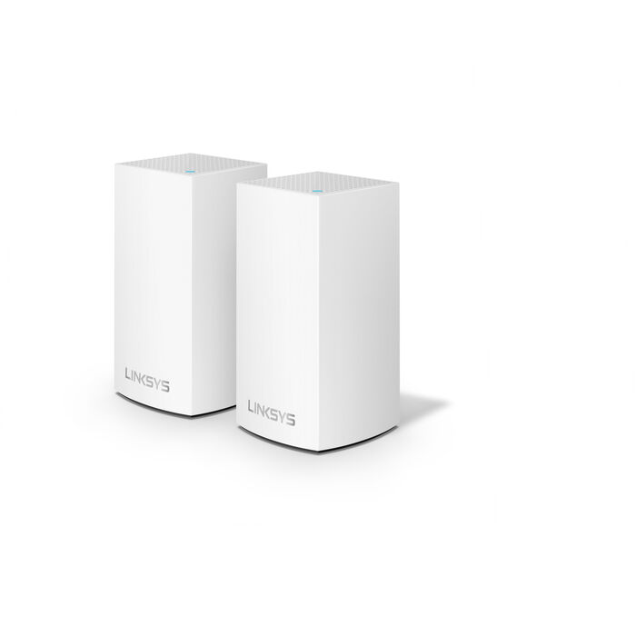 Thiết bị phát sóng wifi Linksys Velop Intelligent Mesh WiFi System, Dual-Band, 2-Pack (AC2600) WHW0102