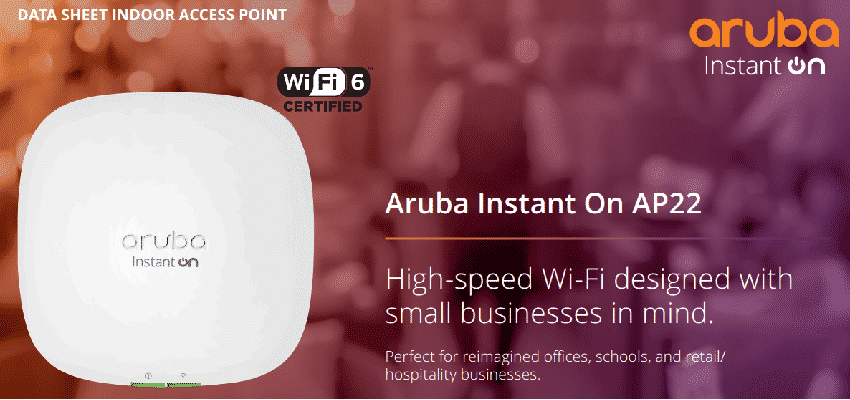 Thiết bị phát sóng wifi Aruba Instant On AP22-1
