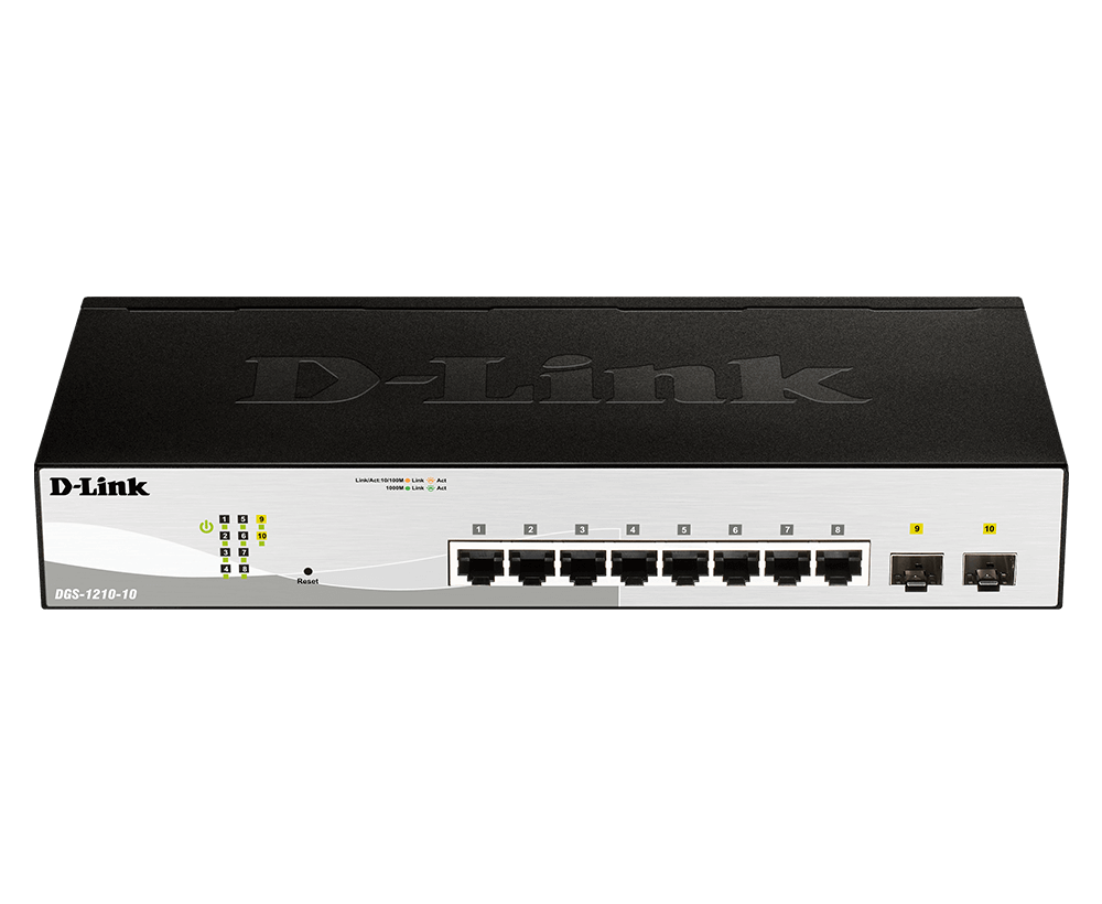 Thiết bị chuyển mạch Dlink 10-Port Gigabit Smart Managed Switch DGS-1210-10