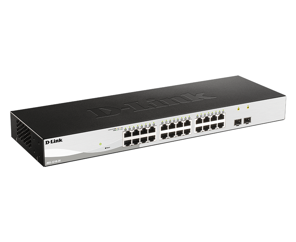 Thiết bị chuyển mạch Dlink 26-Port Gigabit Smart Managed Switch DGS-1210-26-1