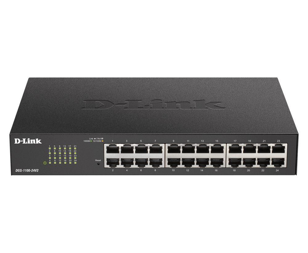 Thiết bị chuyển mạch Dlink 24-Port Gigabit Smart Managed Switch DGS-1100-24V2