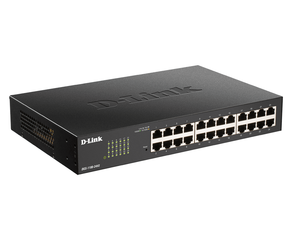Thiết bị chuyển mạch Dlink 24-Port Gigabit Smart Managed Switch DGS-1100-24V2-1