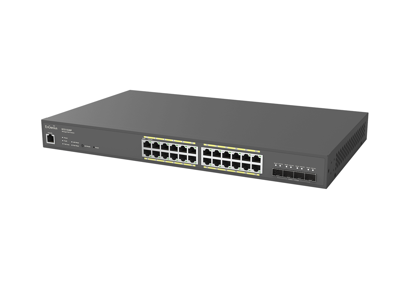 Thiết bị chuyển mạch EnGenius ECS1528P - CloudSwitch L2Plus 24 PoE-1