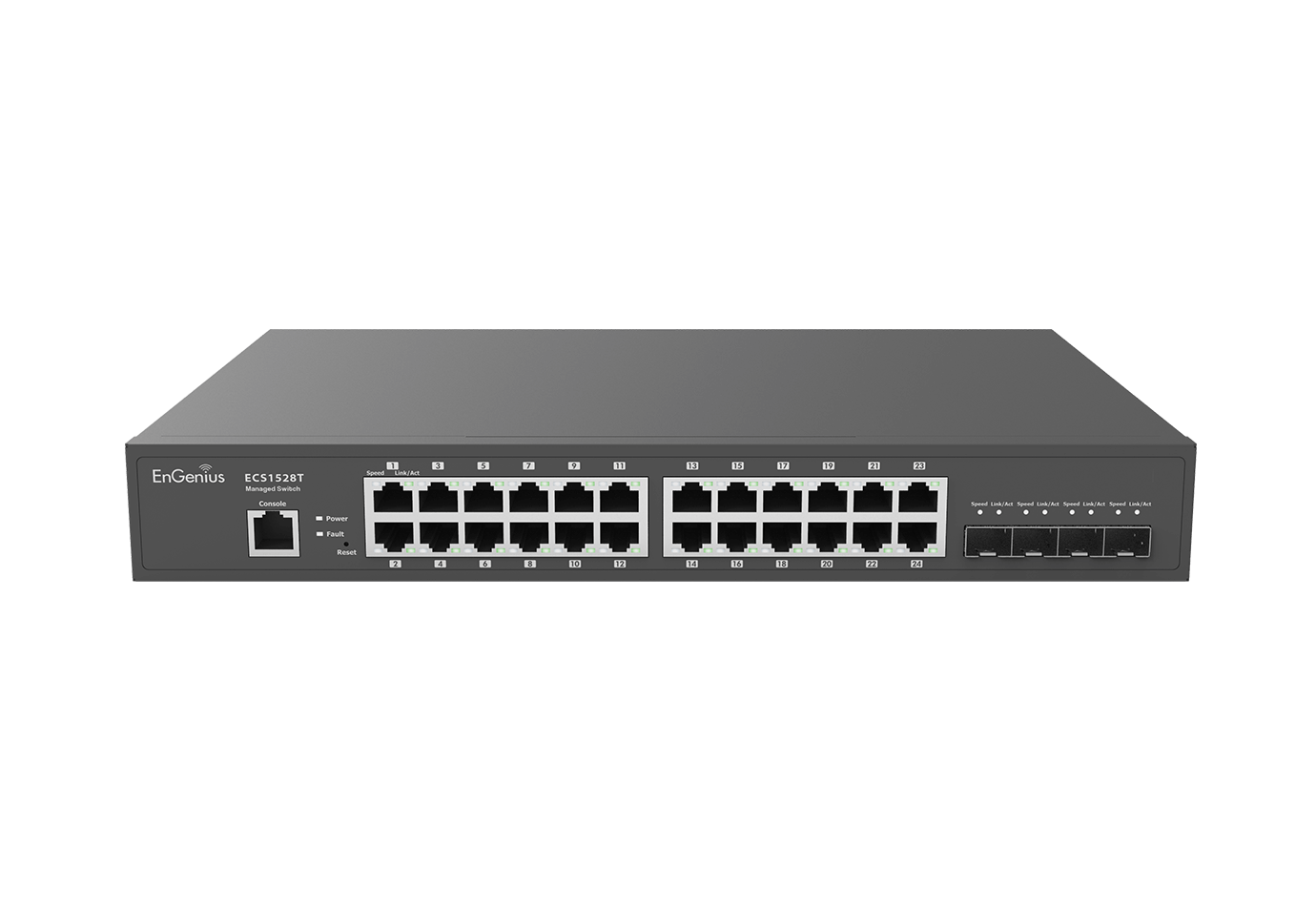 Thiết bị chuyển mạch EnGenius ECS1528T - CloudSwitch L2Plus 24