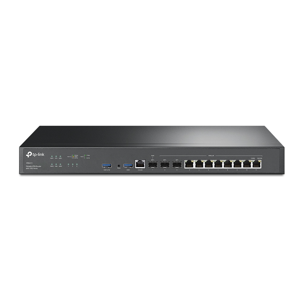 Thiết bị định tuyến TP-Link ER8411 - Router VPN Omada với Cổng 10G