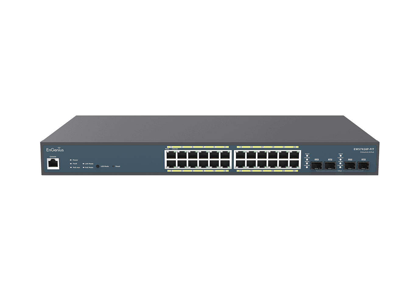 Thiết bị chuyển mạch EnGenius EWS7928P-FIT - FitSwitch 24 PoE