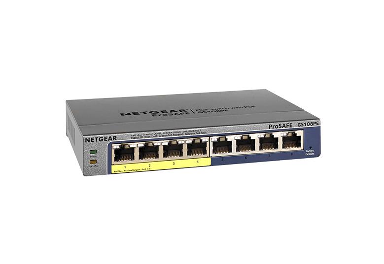 Thiết bị chuyển mạch Switch Netgear GS108PE