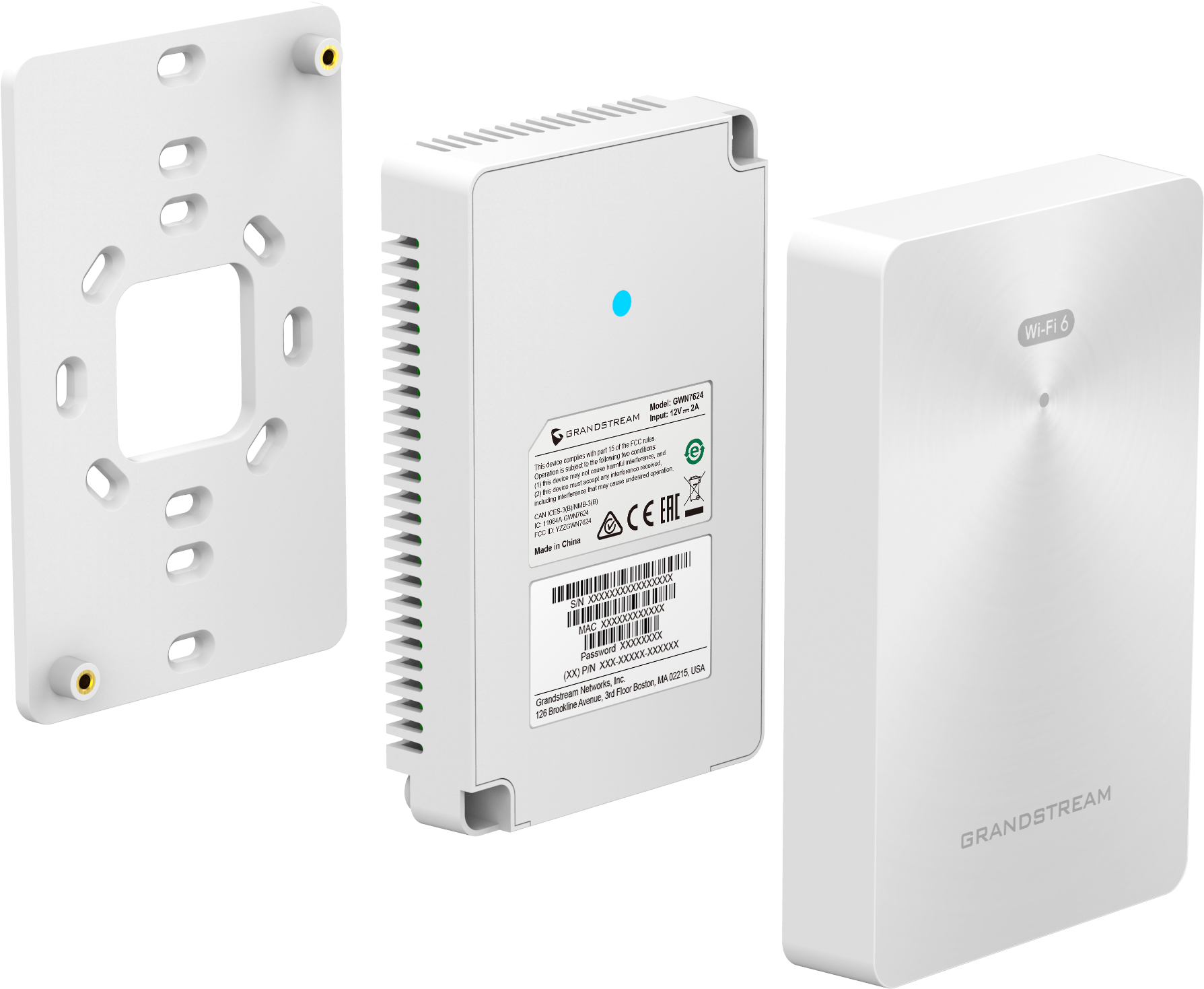 Thiết bị phát sóng Wifi  Grandstream GWN7661 Inwall (wifi 6)-2