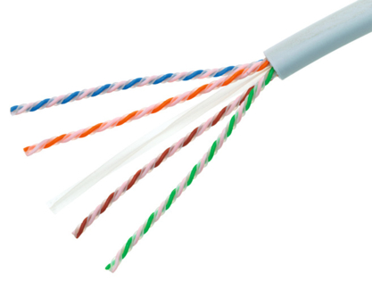 Cáp mạng cáp đồng R&M , CAT6, UTP, 4 đôi, 24AWG, 250Mhz, màu xám (P/N: R809797)
