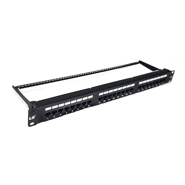 Patch panel 24-port Unshielded LS CAT.6 (LS-PP-UC6-24P-WM-EC)-1