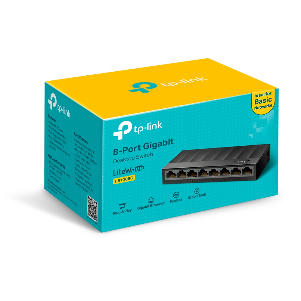 Thiết bị chuyển mạch Switch LiteWave TP-Link LS1008G-1