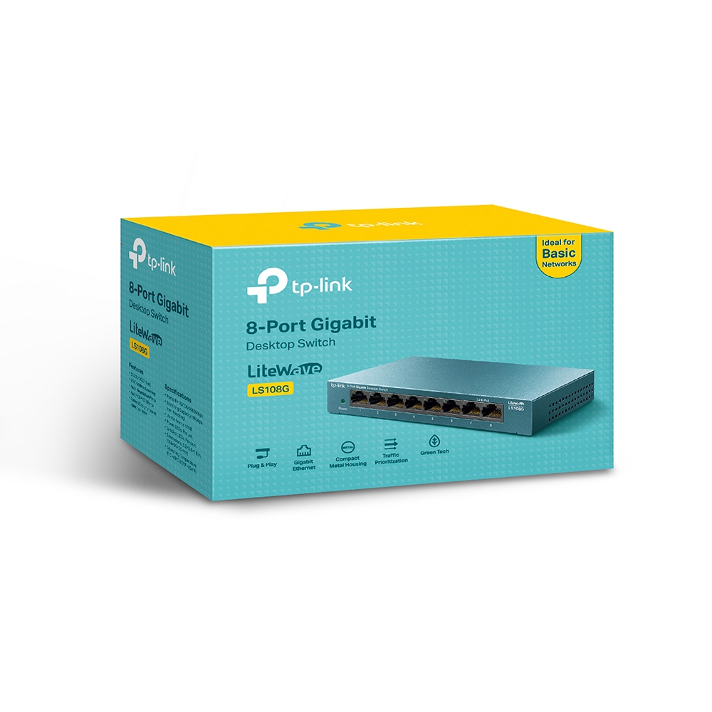 Thiết bị chuyển mạch Switch LiteWave TP-Link LS108G-1